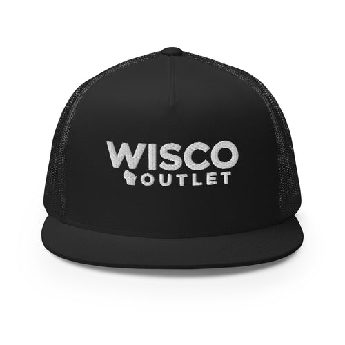 Wisco Wordmark Trucker Hat — Flat Brim