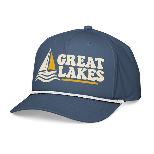 23 — Great Lakes rope hat, angled view