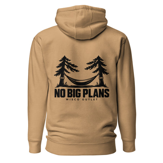 No Big Plans — Hoodie — Khaki — back