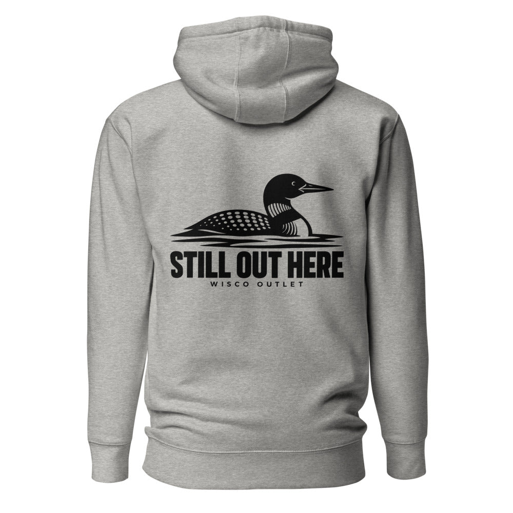 Still Out Here Hoodie — Carbon Grey — back
