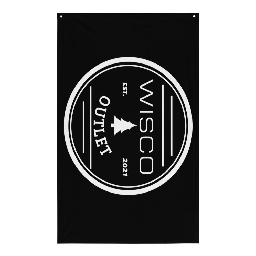 Black Wisco Outlet Flag