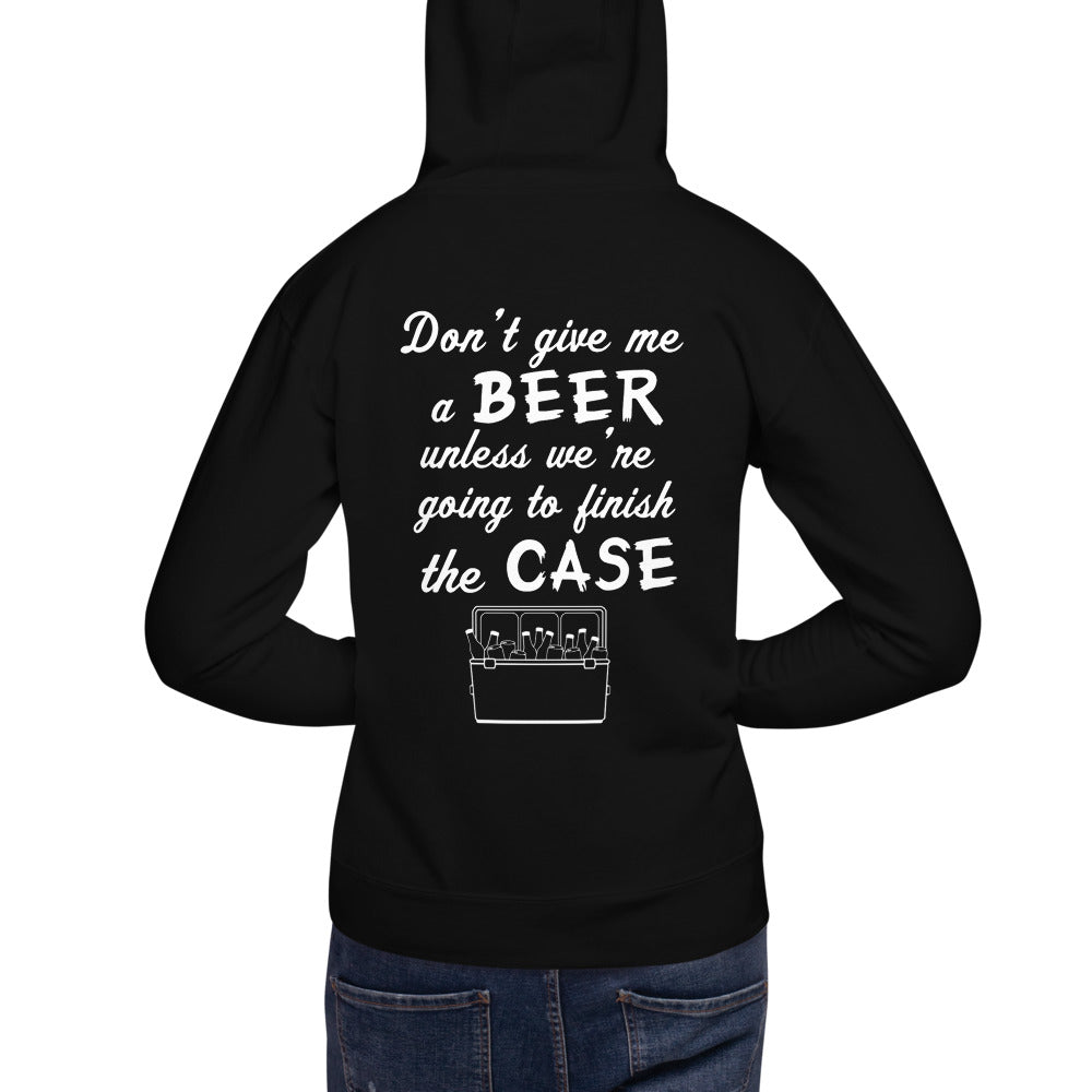 Wisco Outlet Don't Give Me A Beer Sweatshirt White Design