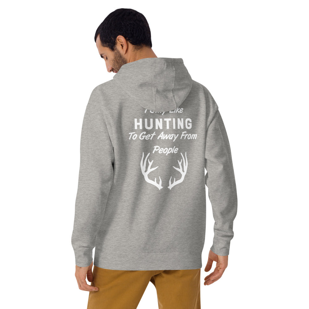 Wisco Outlet I Only Like Hunting SweatShirt White Design