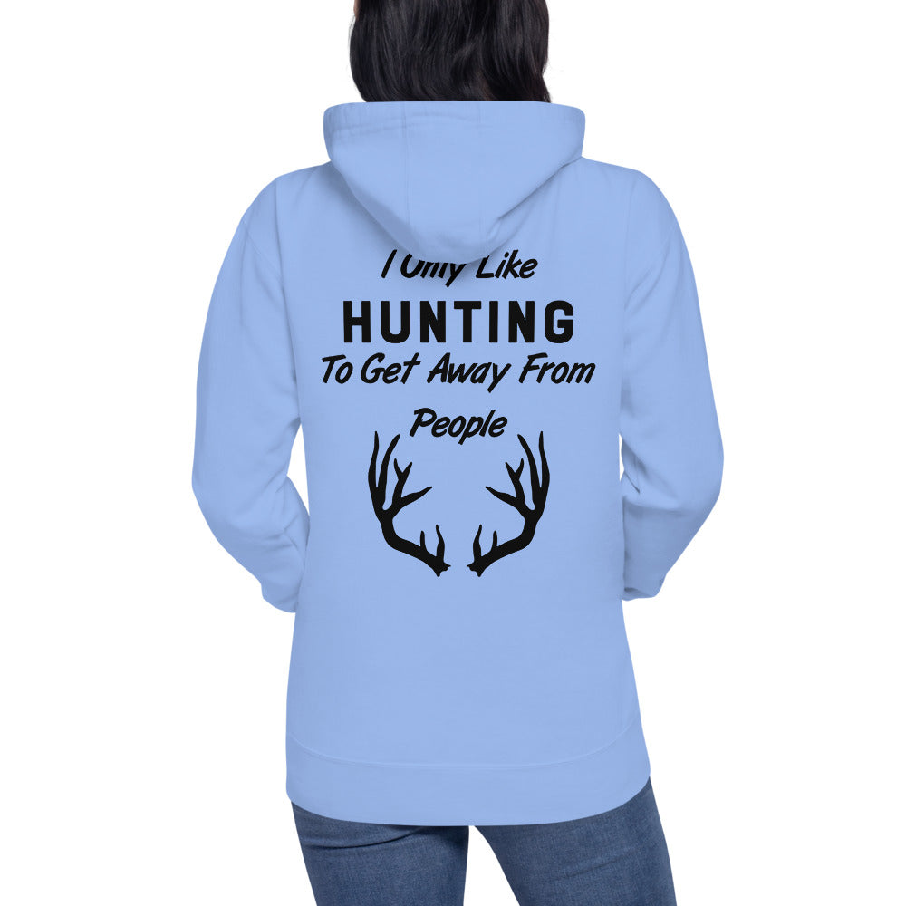 Wisco Outlet I Only Like Hunting SweatShirt Black Design