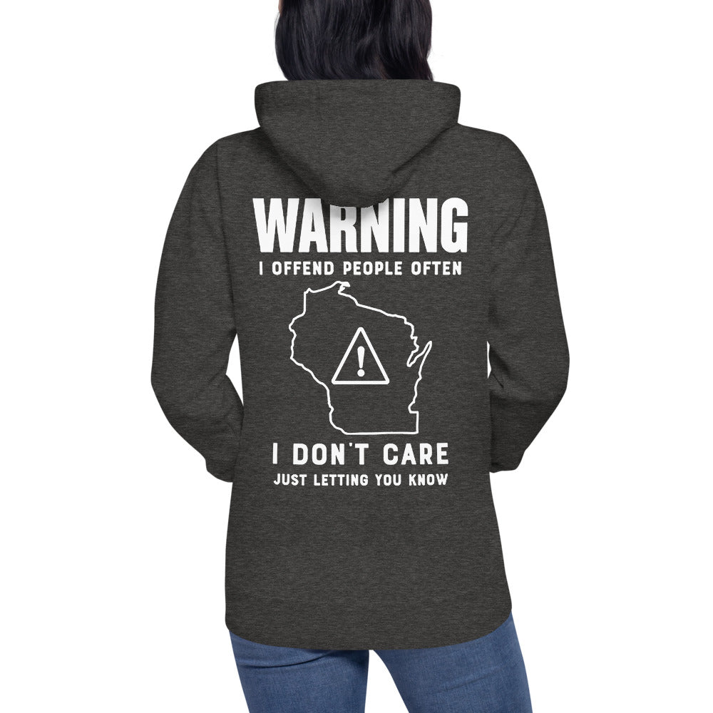 Wisco Outlet Just Letting You Know Sweatshirt White Design