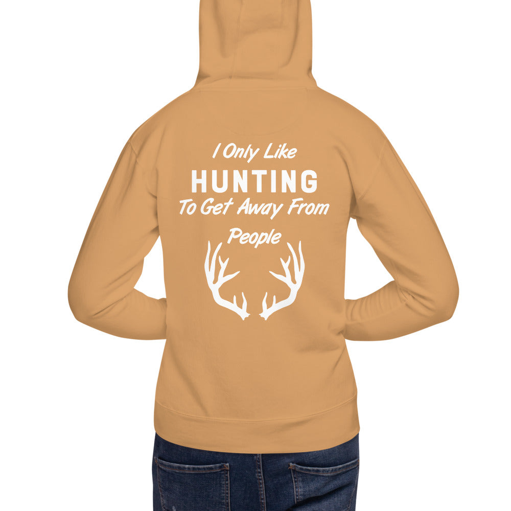Wisco Outlet I Only Like Hunting SweatShirt White Design