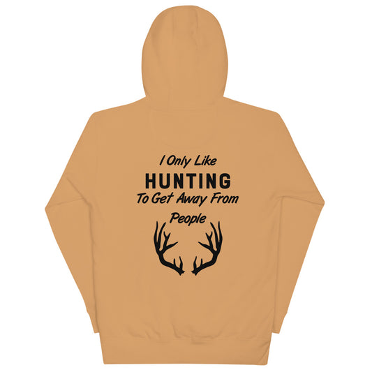 Wisco Outlet I Only Like Hunting SweatShirt Black Design