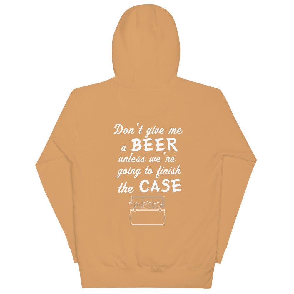 Wisco Outlet Don't Give Me A Beer Sweatshirt White Design