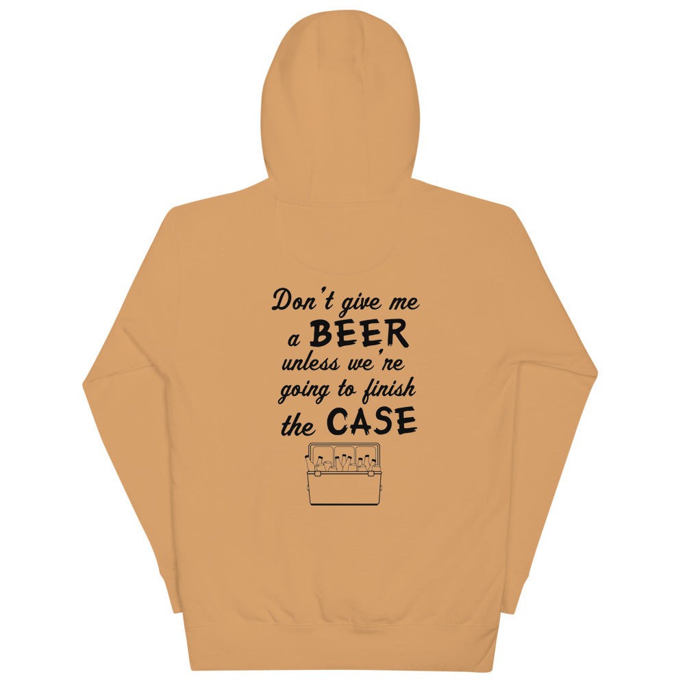 Wisco Outlet Don't Give Me A Beer Sweatshirt Black Design