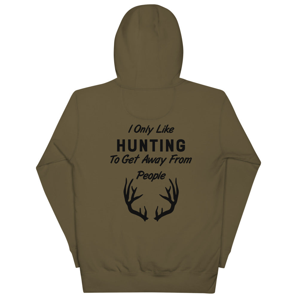 Wisco Outlet I Only Like Hunting SweatShirt Black Design