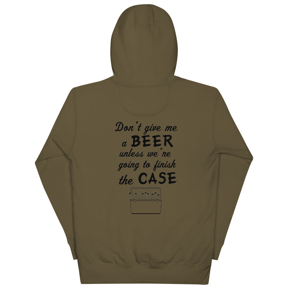 Wisco Outlet Don't Give Me A Beer Sweatshirt Black Design