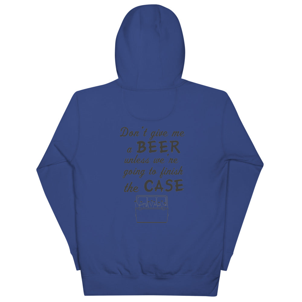 Wisco Outlet Don't Give Me A Beer Sweatshirt Black Design