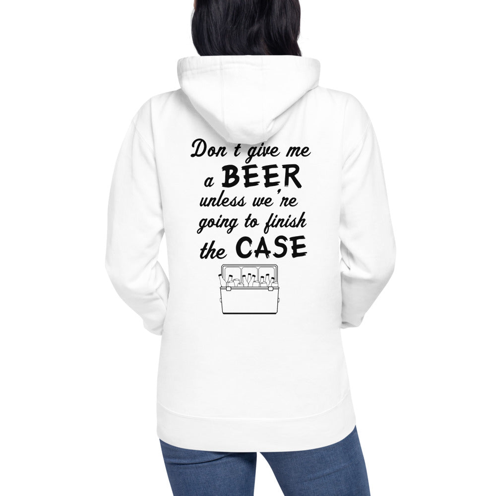 Wisco Outlet Don't Give Me A Beer Sweatshirt Black Design