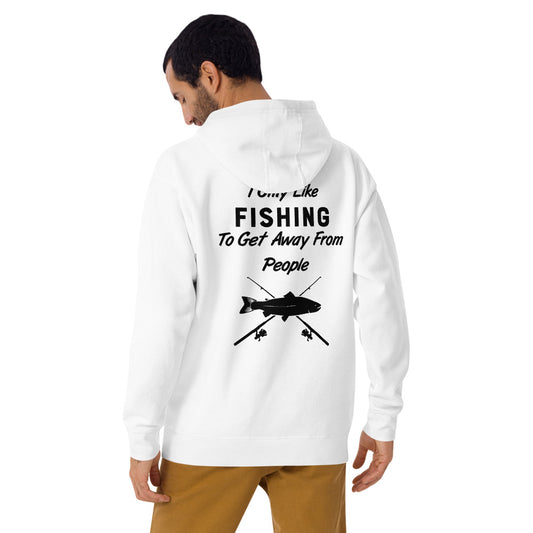 Wisco Outlet I Only Like Fishing Sweatshirt Black Design
