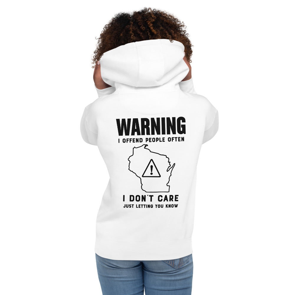 Wisco Outlet Just Letting You Know SweatShirt Black Design