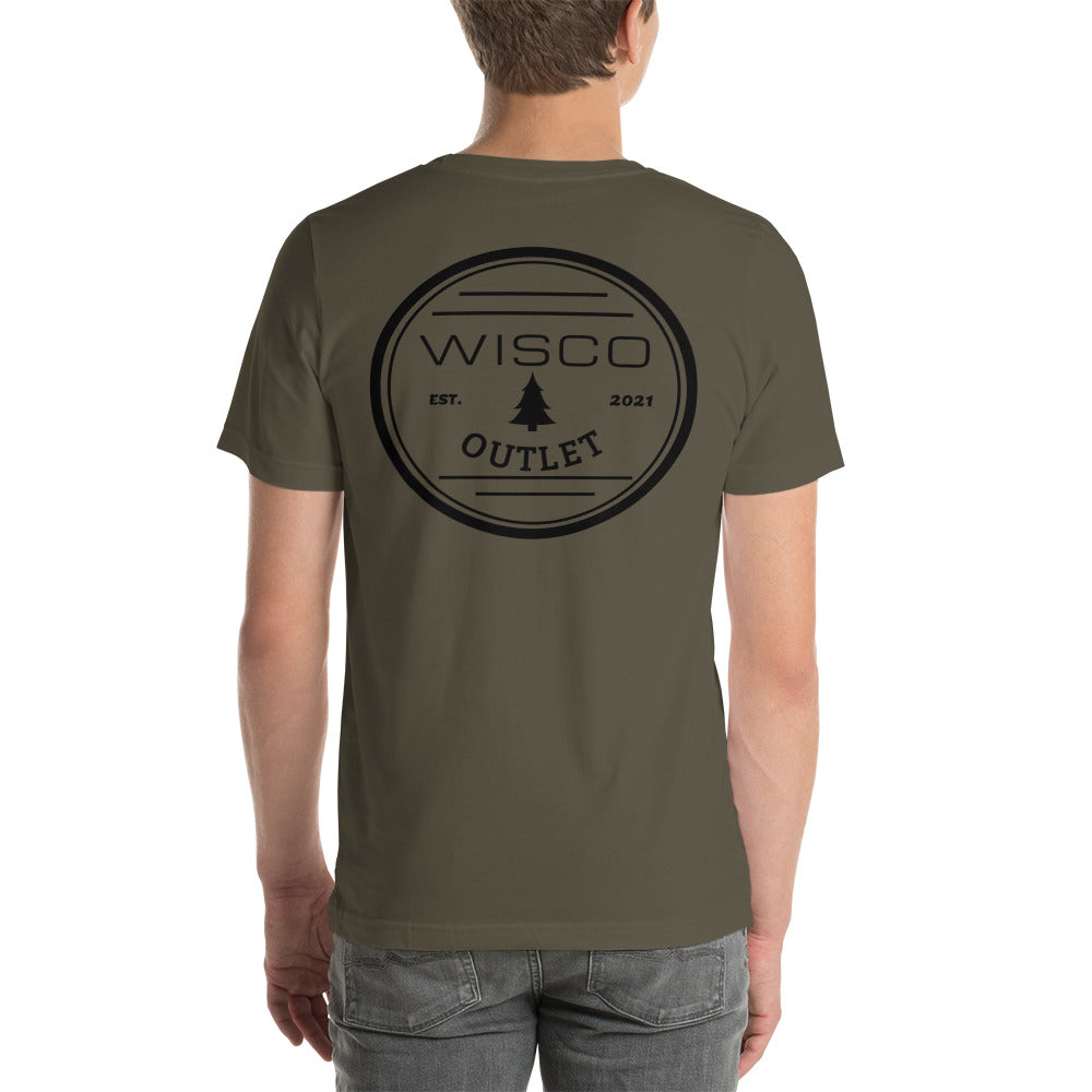 Wisco Outlet Simple T-Shirt Black Design