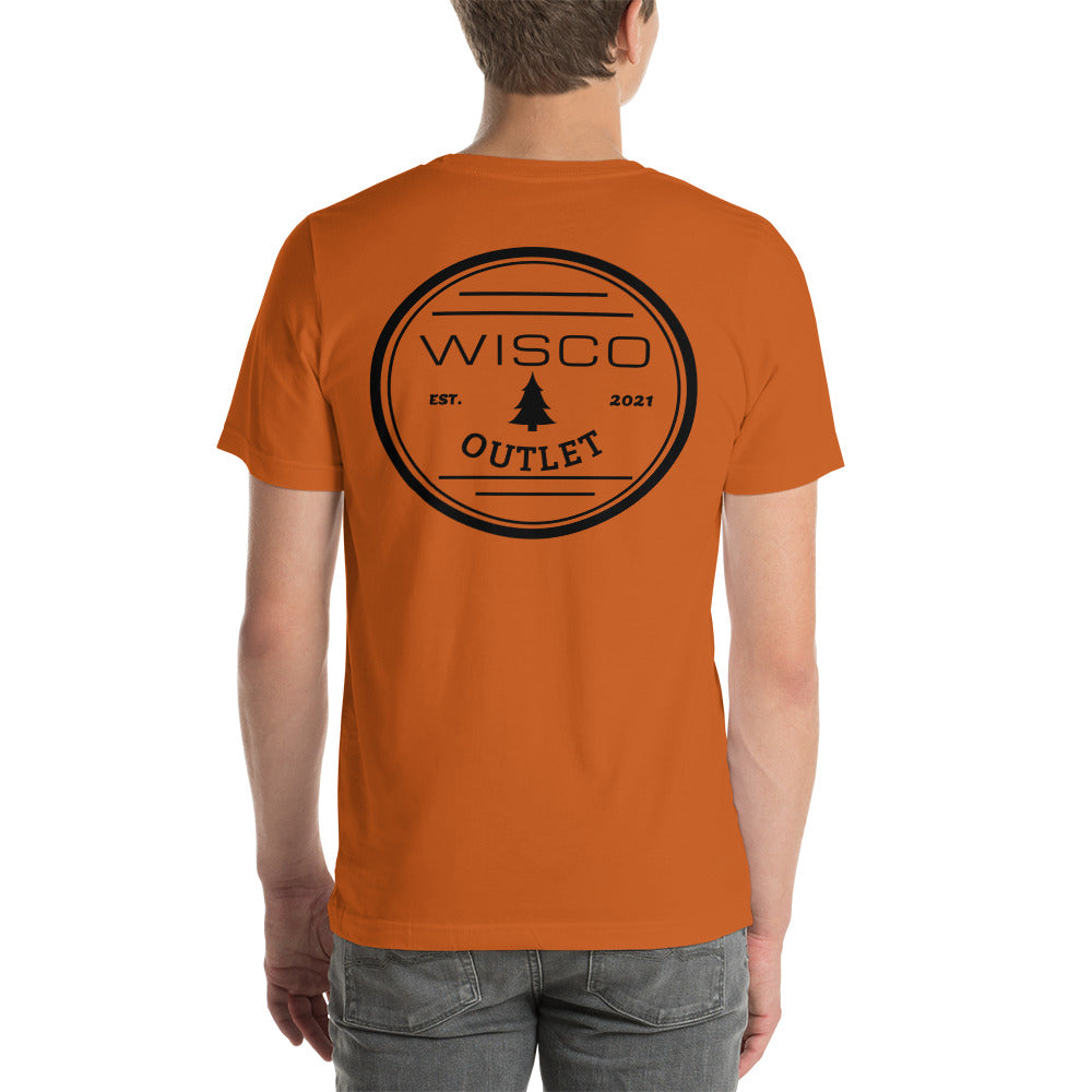 Wisco Outlet Simple T-Shirt Black Design