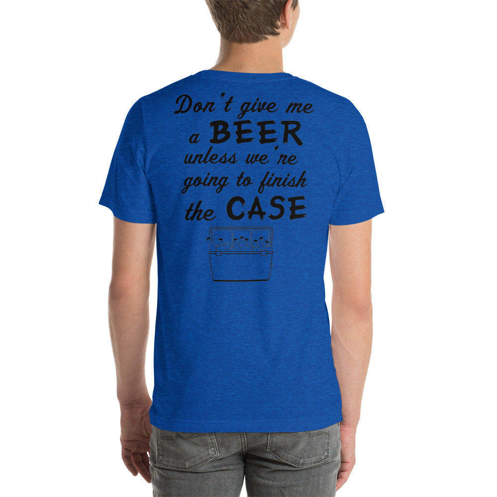 Wisco Outlet Don't Give Me A Beer T-Shirt Black Design