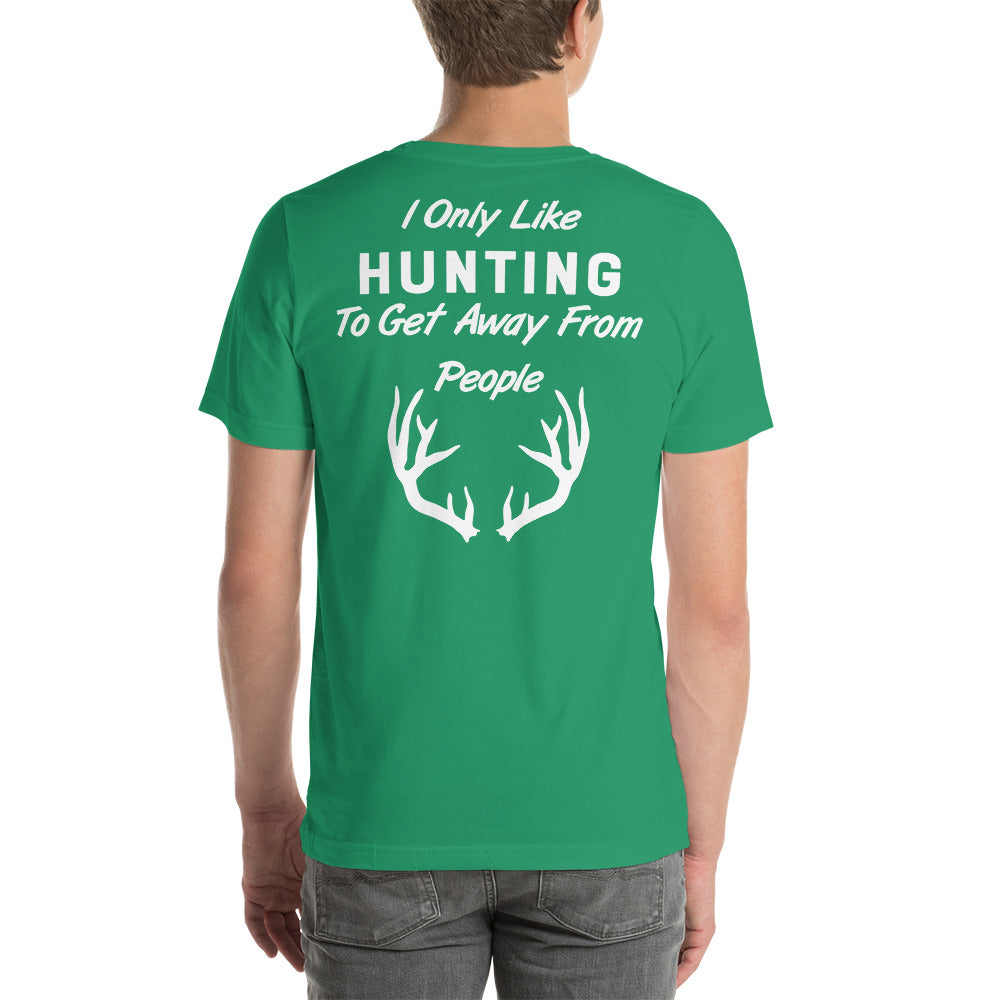 Wisco Outlet I Only Like Hunting T-Shirt White Design
