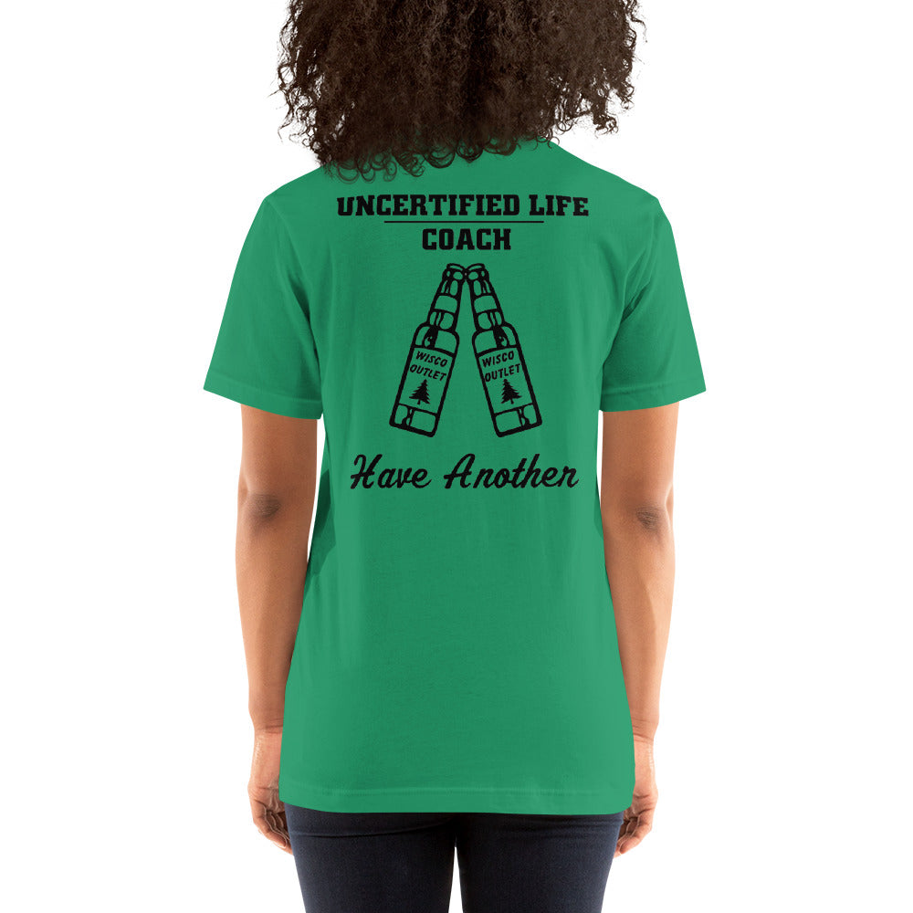 Wisco Outlet Life Coach T-Shirt Black Design