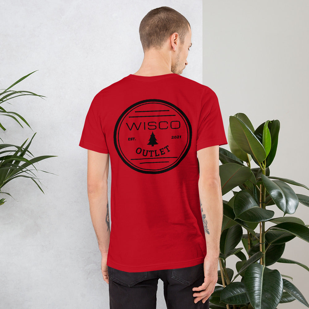 Wisco Outlet Simple T-Shirt Black Design