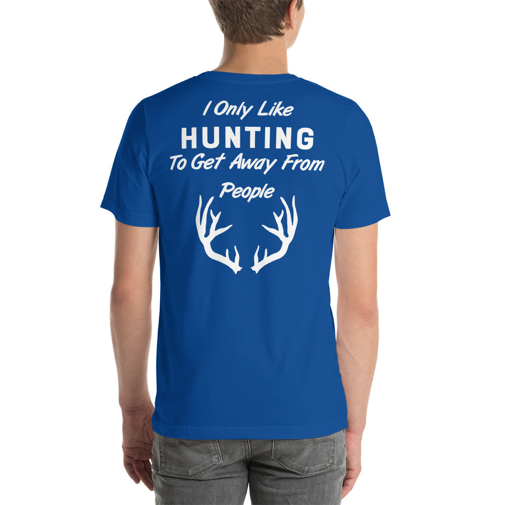 Wisco Outlet I Only Like Hunting T-Shirt White Design