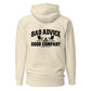 Bad Advice, Good Company Hoodie — Bone — back