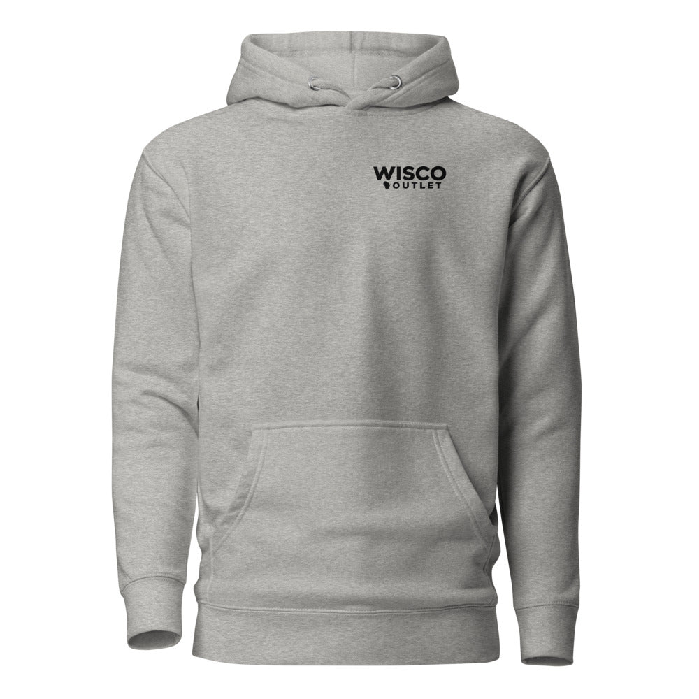 Bad Advice, Good Company Hoodie — Carbon Grey — front
