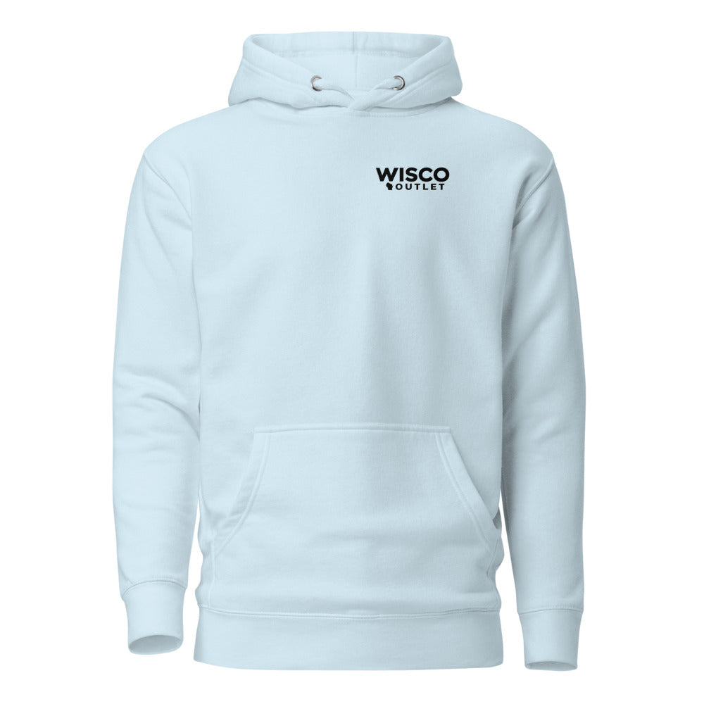 Bad Advice, Good Company Hoodie — Sky Blue — front
