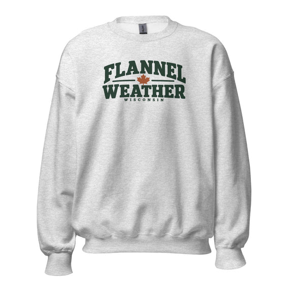 Flannel Weather Wisconsin Crewneck