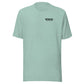 Off the Clock, On the Water T-Shirt — Heather Prism Dusty Blue — front