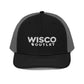Wisco Wordmark Richardson 112 with white embroidery — black charcoal front