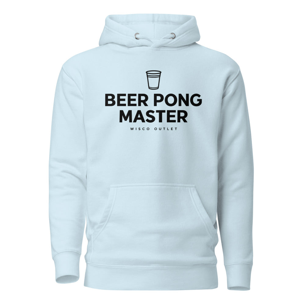Beer Pong Master Hoodie — Sky Blue — front