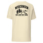 Wisconsin Long Way Home T-Shirt — Natural — back