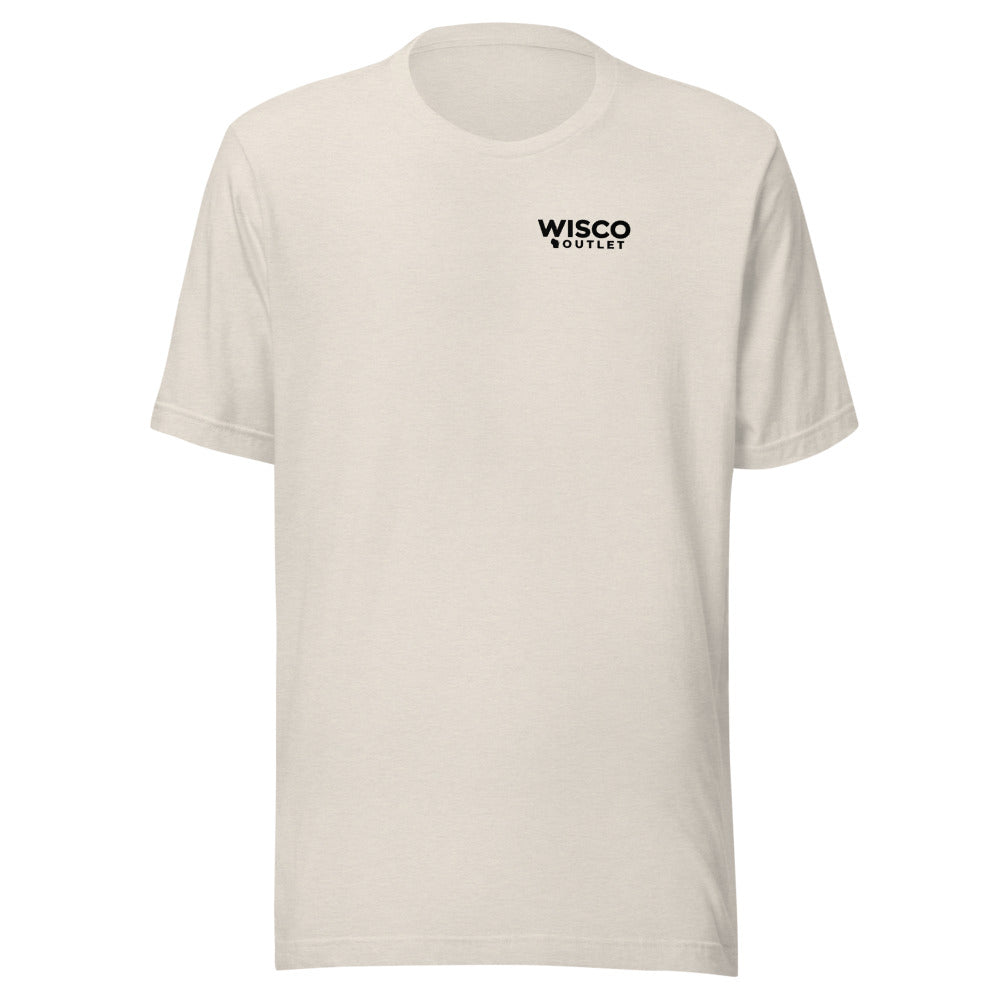 Off Duty Badger T-Shirt — Heather Dust — front