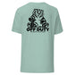 Off Duty Badger T-Shirt — Heather Prism Dusty Blue — back