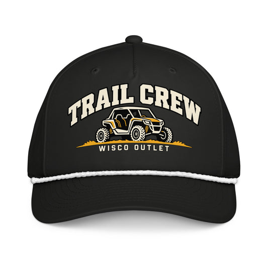 10 — Trail Crew rope hat, front