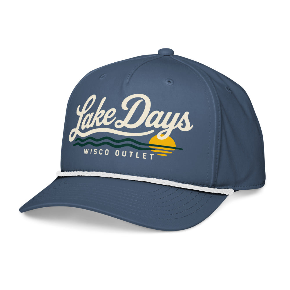 11 — Lake Days rope hat, angled view