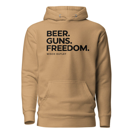 Beer Guns Freedom Hoodie