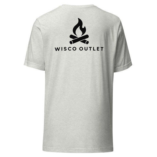 Wisco Campfire T-Shirt — Ash — back