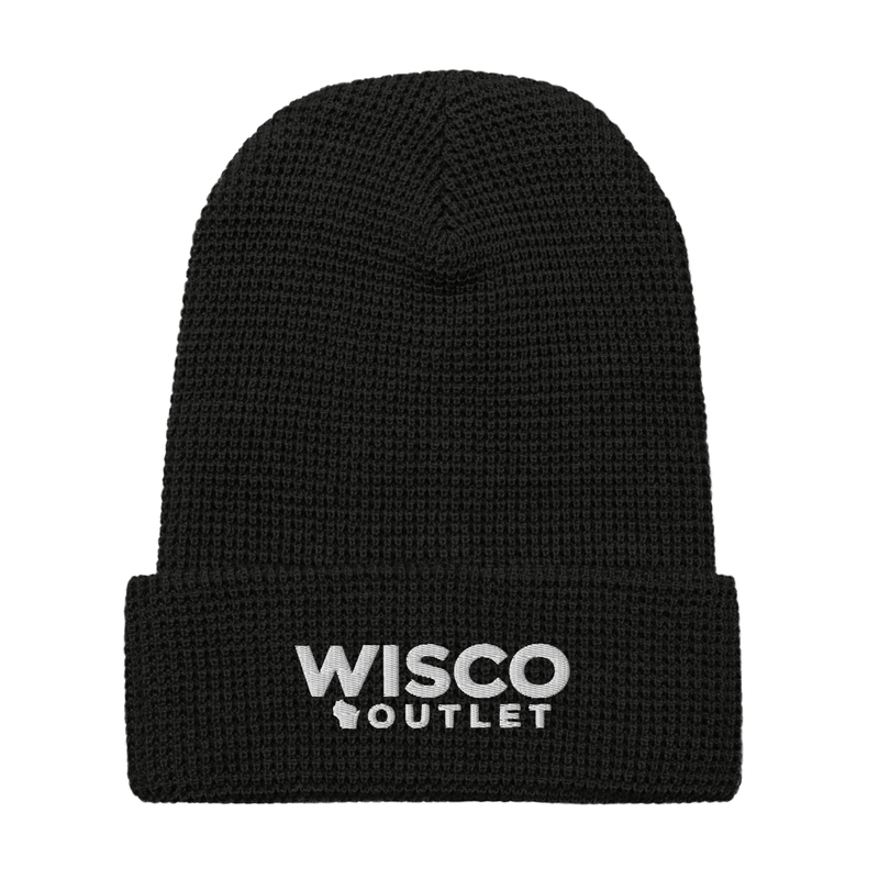 Wisco Wordmark Richardson Waffle Beanie