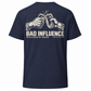 Bad Influence Wisconsin Made T-Shirt — Navy — back