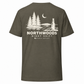 Northwoods Night Shift T-Shirt — Army — back