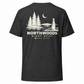 Northwoods Night Shift T-Shirt — Dark Grey Heather — back