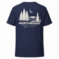 Northwoods Night Shift T-Shirt — Navy — back
