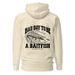 Wisco Outlet Bad Day to Be a Baitfish back design on Bone hoodie