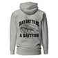 Wisco Outlet Bad Day to Be a Baitfish back design on Carbon Grey hoodie