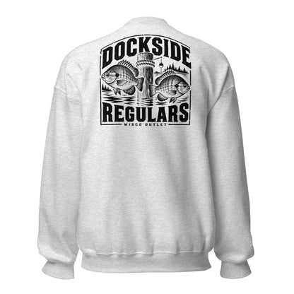 Wisco Outlet Dockside Regulars back design on Ash crew