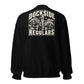 Wisco Outlet Dockside Regulars back design on Black crew