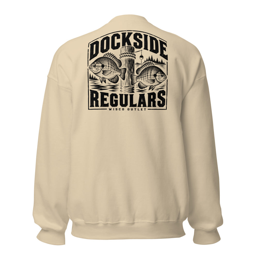 Wisco Outlet Dockside Regulars back design on Sand crew